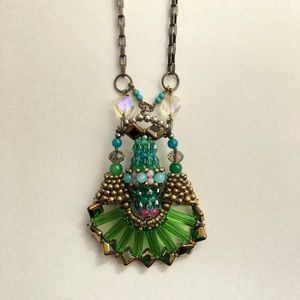 Anthropologie Pam Hiram Colorful Beaded Necklace